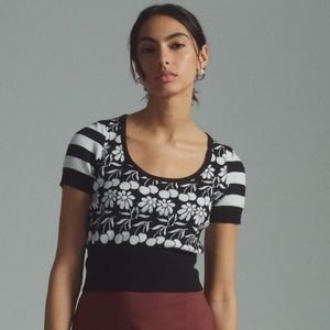 Anthropologie Maeve Trixie Sweater Tee Size XS